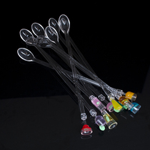 Fine special-shaped wine stick acrylic wine stick mixing stick shape wine stick cute and vivid