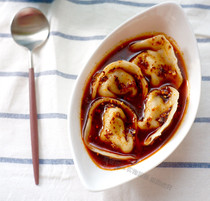 Solid white porcelain double-tip cold dish platter platter salad tray baking dish