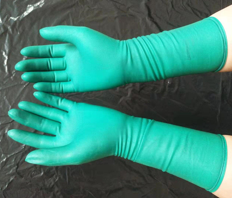 Disposable beef tendon latex gloves housework waterproof and oil-proof dishwashing dishes extended padded hand beauty salon gloves