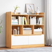 Net red cell bookshelf with cabinet door shelf landing ins Wind childrens bookcase simple modern picture book stand