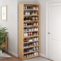 Large capacity shoe cabinet without door home door saving space narrow high vertical shoe shelf easy storage shoe rack