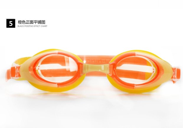 Kính bơi trẻ em Li Ning cô gái HD không thấm nước và chống sương mù trẻ lớn kính bơi nam và trẻ em thiết bị bơi - Goggles bán kính bơi
