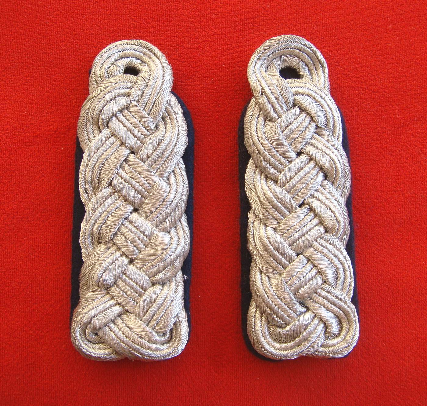 East Germany GDR German Regular Uniform Naval Cadet Rank Epaulettes - World War II Replacement