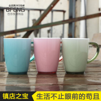 (The treasure of the town shop)Mouthwash cup Couple double brushing cup thickened tooth cup Simple wash cup tooth cylinder set