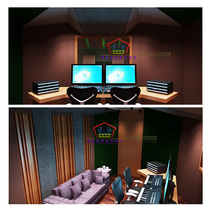 Acoustic Design Home Theater Recording Room Recording Studio Beijing Customer Environmentally Friendly Sound-Absorbing Custom Decoration Design Case