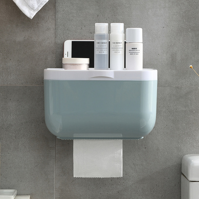 卫生纸盒卫生间纸巾厕纸置物架厕所家用免打孔创意防水抽纸卷纸筒