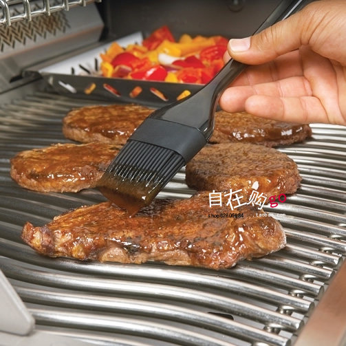 Kitchen Cooking Large Silicone Brush With High Temperature Resistant Branding Baking Cake Oil Brushed Thickened Brush Barbecue Brush