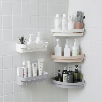 Bathroom Bathroom shelf Toilet Toilet sink Triangle kitchen storage Suction wall type punch-free wall hanging
