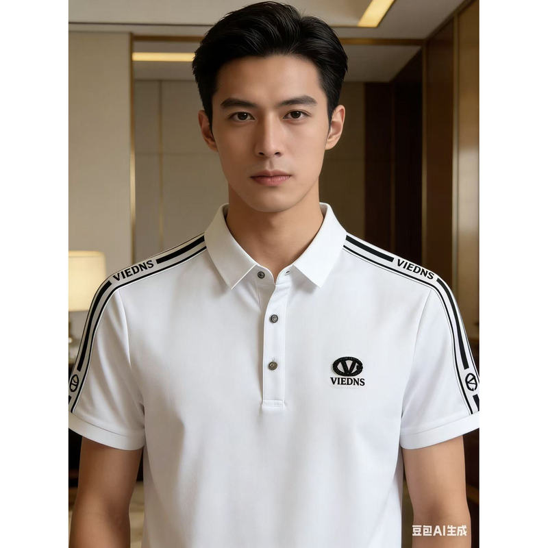 【Bt951 Little V Style】New Men's Lapel Polo 【Bt951 Little V Style】New Men's Lapel Polo