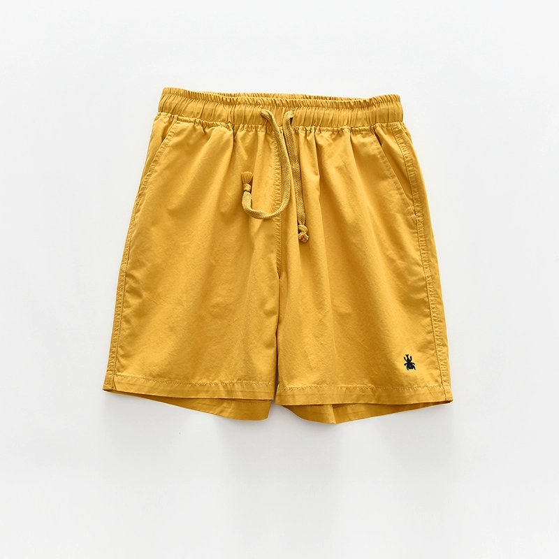 PA31 hè mới cha mẹ-con trai và bé gái thun eo nhiều màu cotton giản dị quần short qa87 SS quần short jean nữ ống rộng