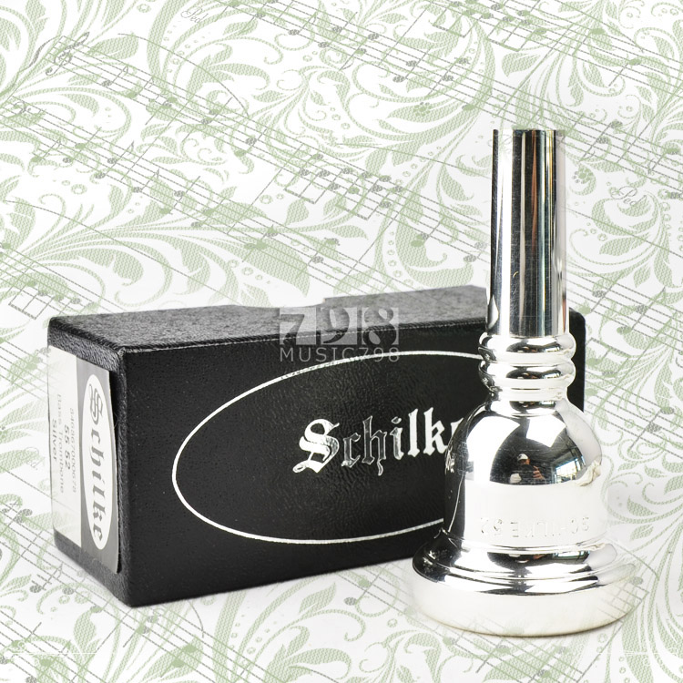 American Schilke Tradition Series silver-plated trombone mouthpiece