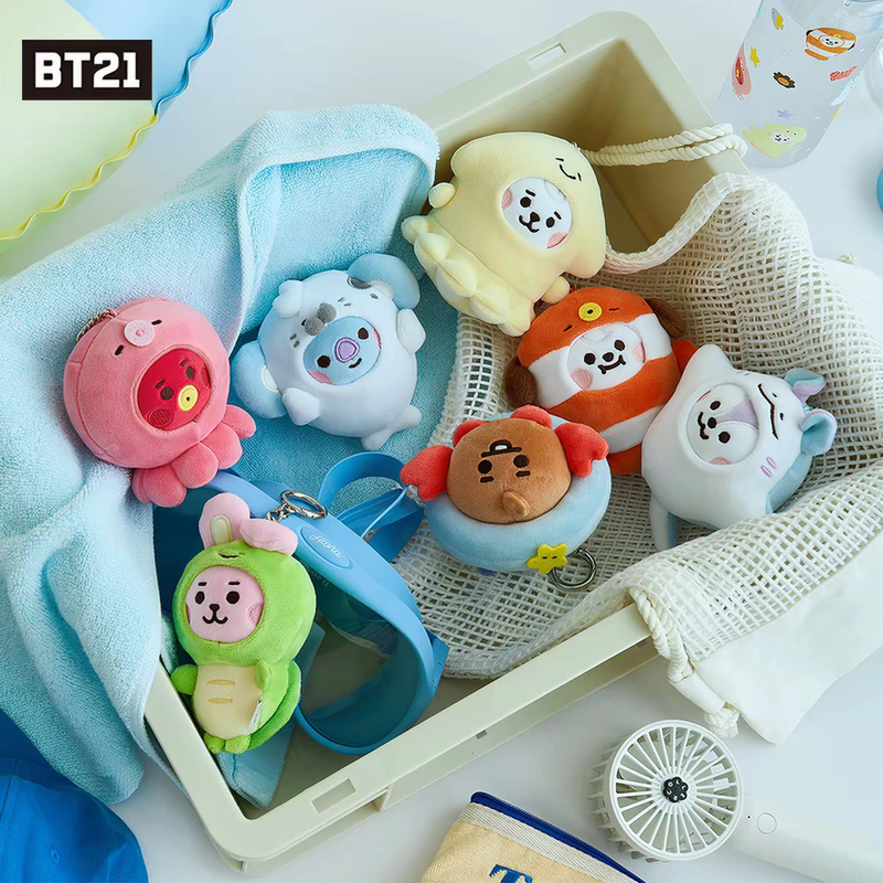【Authentic Clearance】Bt21 Bts Baby Ocean Friends Plush Keychain Bag Charm Women's Gift 【Authentic Clearance】Bt21 Bts Baby Ocean Friends Plush Keychain Bag Charm Women's Gift