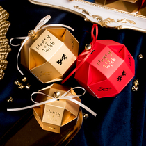 Missxiu happy bell] European style happy candy box 20pcs wedding exquisite ball happy candy box Birthday full moon