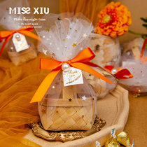 MISSXIU Spring Cherry] Eurostyle new wedding Lilly Sugar box Creative companion gift birthday trumpet Candy Basket