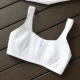 Áo ngực cotton thiếu niên Không có vòng thép mỏng cốc Không có miếng đệm ngực Đồ lót học sinh Bốn mùa có thể mặc Một chiếc cốc