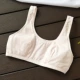 Áo ngực cotton thiếu niên Không có vòng thép mỏng cốc Không có miếng đệm ngực Đồ lót học sinh Bốn mùa có thể mặc Một chiếc cốc