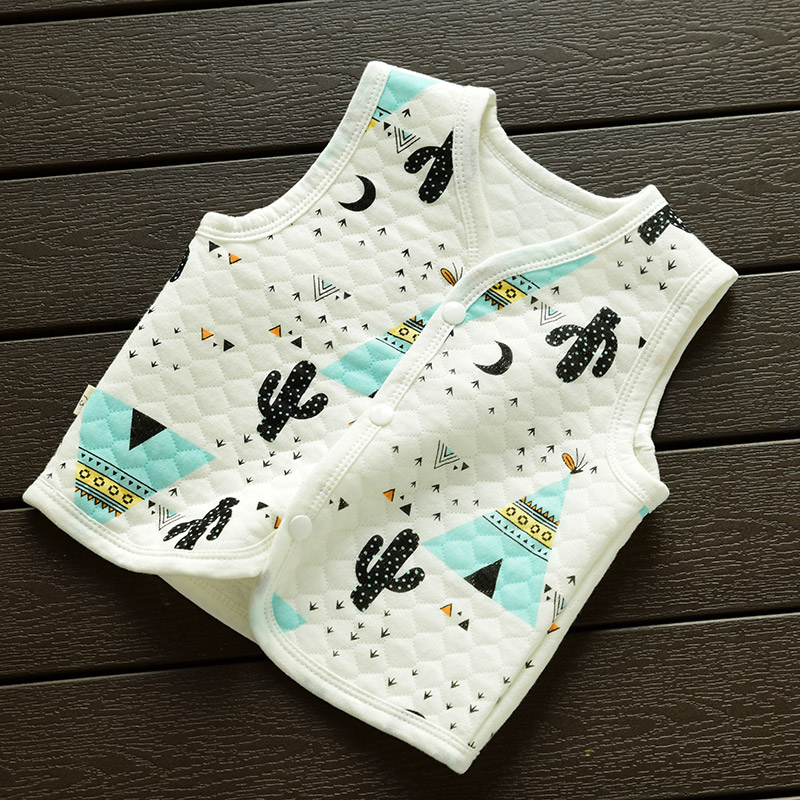 Áo khoác trẻ em bằng vải cotton cho trẻ em Áo sơ mi nam và nữ cho trẻ em Áo mùa thu Không có chất huỳnh quang áo gile bò cho bé