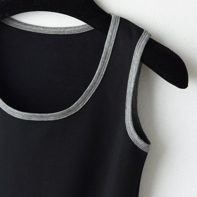 Cộng thêm áo cotton mỏng, áo ấm, áo ấm và không phồng, quần lót mỏng, đồ lót mùa thu đông áo lót 3 lỗ nam cực đẹp