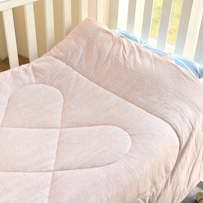 одеяло 春夏款 色纺天竺棉 儿童被子 纯棉宝宝棉被幼儿园被子夏凉被