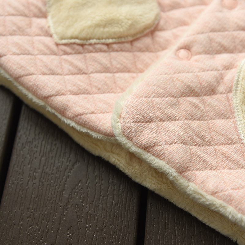 Chất liệu cotton thoáng khí cộng với áo vest nhung vai bé trai và bé gái kẹp lụa cotton ấm áp cho bé mùa đông cửa hàng quần áo trẻ em
