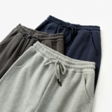 Мягкие комфортные маленькие бархатные однотонные осенние штаны, городской стиль