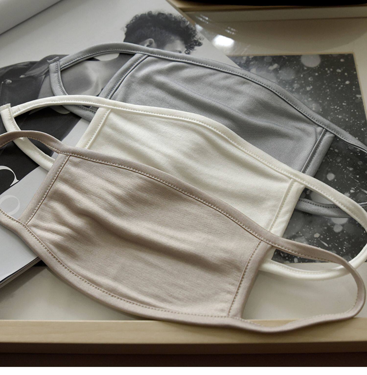 Марлевая повязка от пыли 透气不闷 不粘腻 四层桑蚕丝口罩 防尘女士挂耳成人口罩