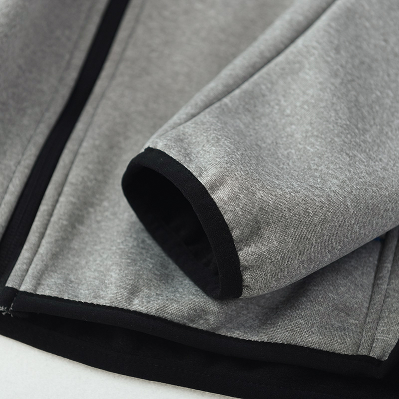 Áo khoác thể thao nam trùm đầu sang trọng Softshell Jacket Zipper thể thao hàng đầu mặc mùa đông áo