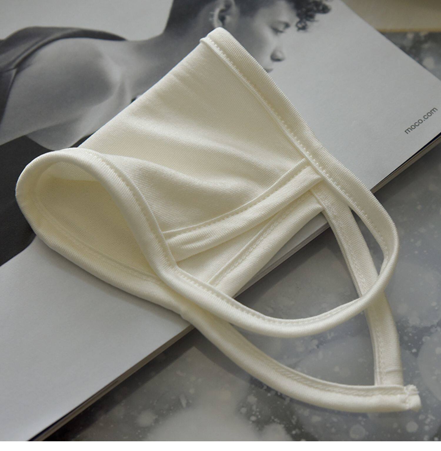 Марлевая повязка от пыли 透气不闷 不粘腻 四层桑蚕丝口罩 防尘女士挂耳成人口罩