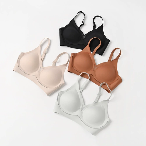 Тонкий бюстгалтер, комфортный бюстгальтер пуш-ап, нижнее белье, бюстгальтер без косточек