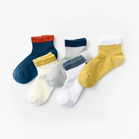 Пять пар контрастных носков для сшивания цветов