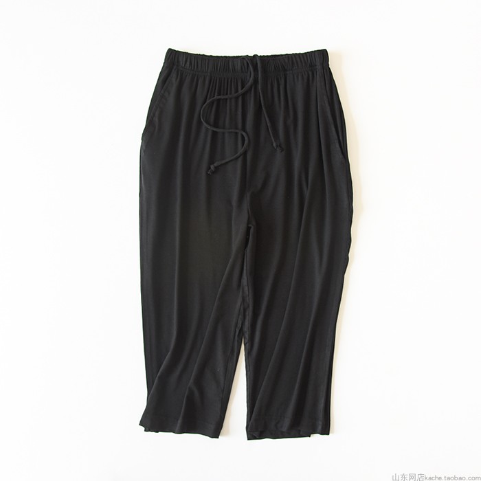 Quần nhà thoải mái, quần nữ, quần crop, quần pyjama, váy mùa hè mỏng quần áo unisex