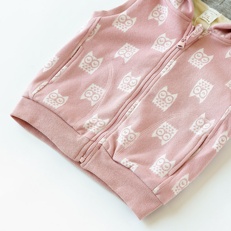 Áo len mềm mại cho trẻ em cashmere mũ trùm đầu cho bé trai và bé gái áo gile trẻ em