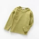 Sơn Đông cửa hàng quần áo trẻ em cửa hàng quần áo trẻ em cotton đáy quần áo trẻ em lớn tay áo thun dài tay màu kẹo