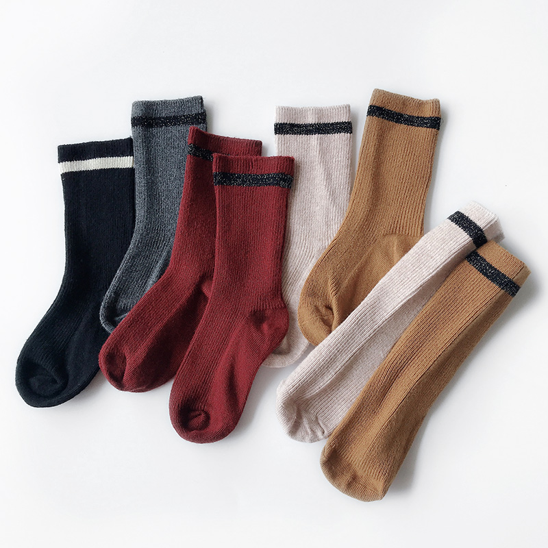 Tất trẻ em, vớ cotton, em bé, bé trai, bé gái, đống vớ quần tất học sinh