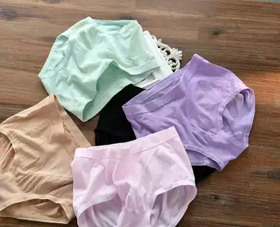 Women's bamboo fiber underwear three-dimensional cutting high elasticity seamless and comfortable small flat angle 50596