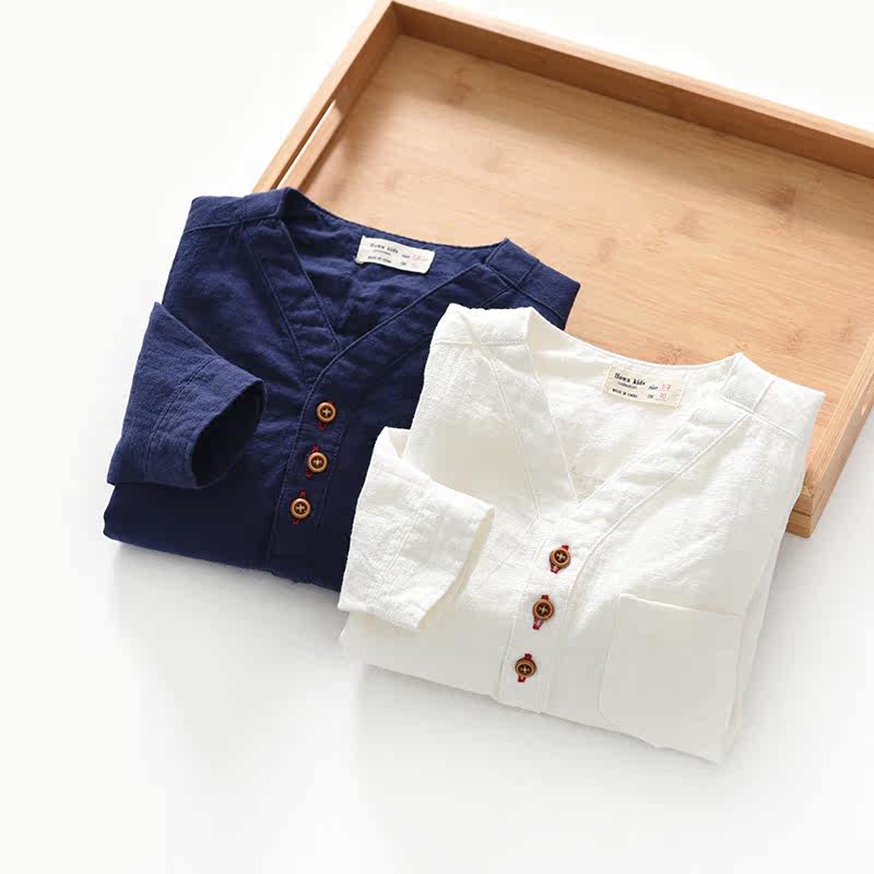 Chemise garcon à manche longue - Ref 2072840 Image 8