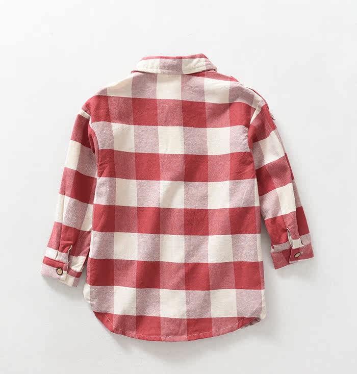 Chemise fille à manche longue en coton - Ref 2085323 Image 19