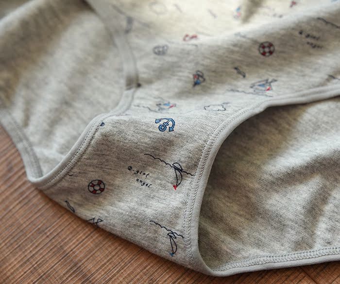 Hai cái quần lót tam giác cotton của phụ nữ, quần đùi nhỏ, đóng hộp quần xì nữ