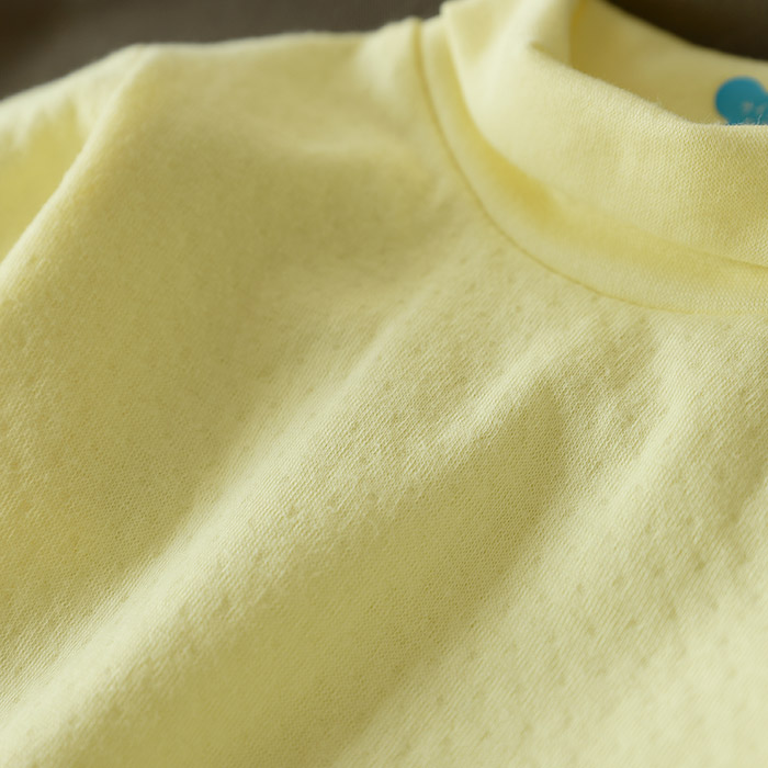 Áo thun cotton mềm mại cho trẻ em cổ cao nửa cổ áo sơ mi cotton dài tay Áo thun cotton ấm áp cho bé mùa thu 2018 thời trang bé trai