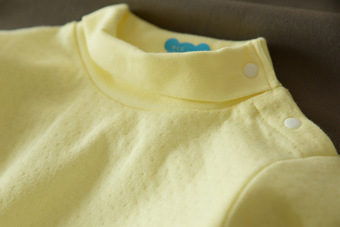Áo thun cotton mềm mại cho trẻ em cổ cao nửa cổ áo sơ mi cotton dài tay Áo thun cotton ấm áp cho bé mùa thu 2018 thời trang bé trai