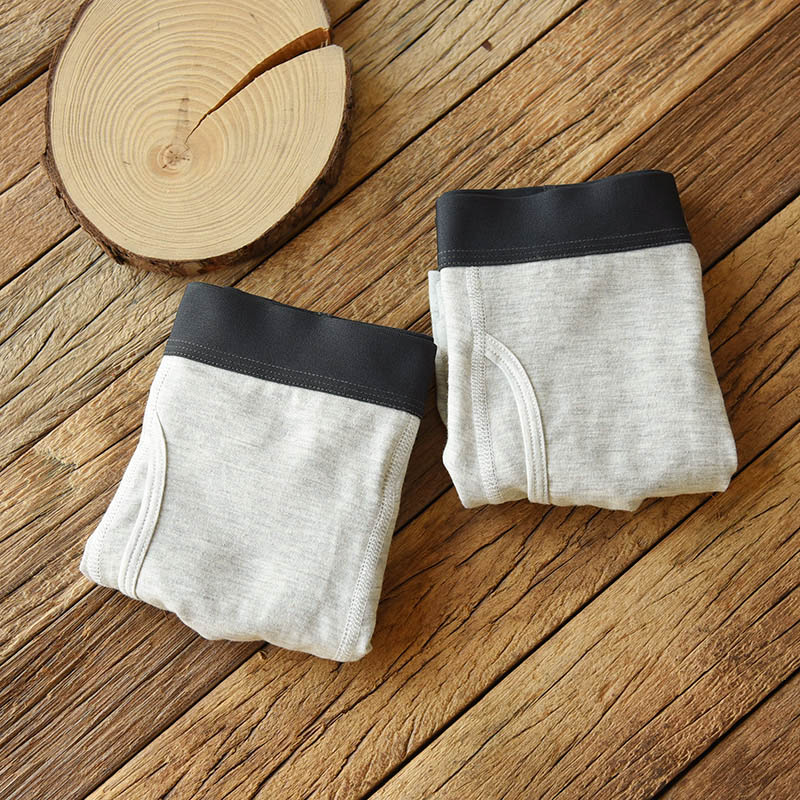 2 gói Quần short boxer màu trung cấp nam ngắn Quần short boxer cotton Bốn mùa đồ lót mặc được T quan lot dep