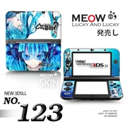 Nhãn dán máy giảm đau 3DSLL MỚI Phim màu dán 3DSLL cũ Mới và cũ ba nhỏ NEW3DS Hatsune Miku 123 - DS / 3DS kết hợp