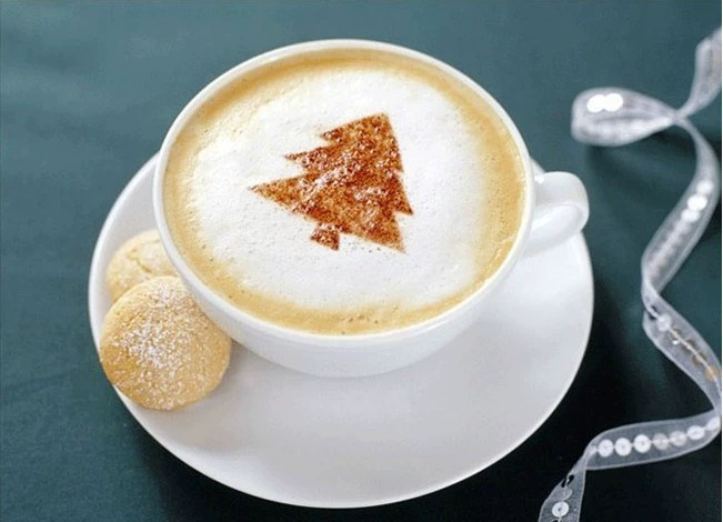 Latte khuôn cà phê in mô hình hỗ trợ thiết bị cà phê ưa thích dụng cụ cà phê cà phê vòng hoa - Cà phê