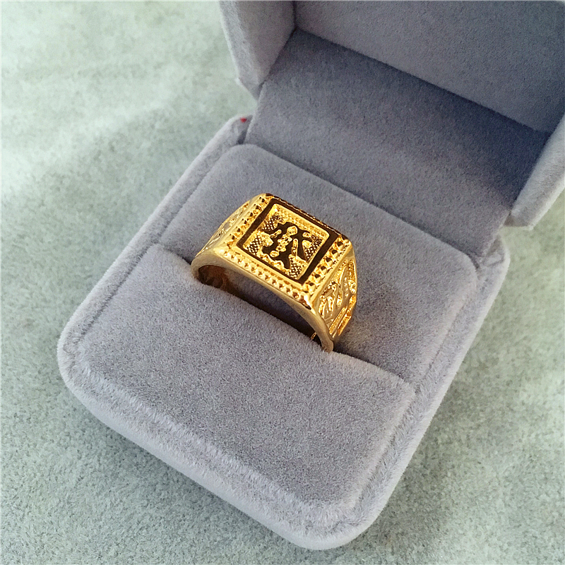 Bague homme OTHER en Alliage argent plaque plaque or - Ref 3087697 Image 32