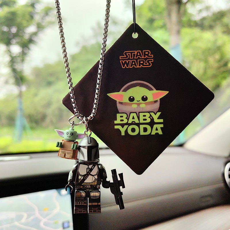 Star Wars Car Pendant Rearview Mirror Decoration Car Interior Hanging Ornament Fragrance Piece the Mandalorian Darth Vader Car Key Star Wars Car Pendant Rearview Mirror Decoration Car Interior Hanging Ornament Fragrance Piece the Mandalorian Darth Vader Car Key