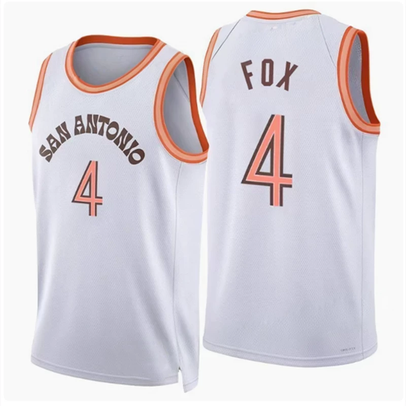 Юниформ Спёрс Венбан Яма No. 1 Фокс баскетбол свитка Дилан Харпер костюм Дункан вышивка Джинобиоли