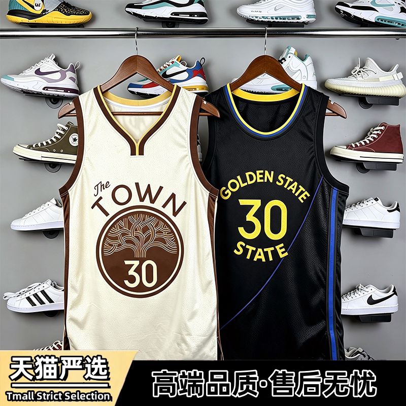 2026 Warriors Stephen Curry Jersey No. 30 Embroidered Version Curry New Version Basketball Uniform Men's and Women's Set Sw 2026 Warriors Stephen Curry Jersey No. 30 Embroidered Version Curry New Version Basketball Uniform Men's and Women's Set Sw