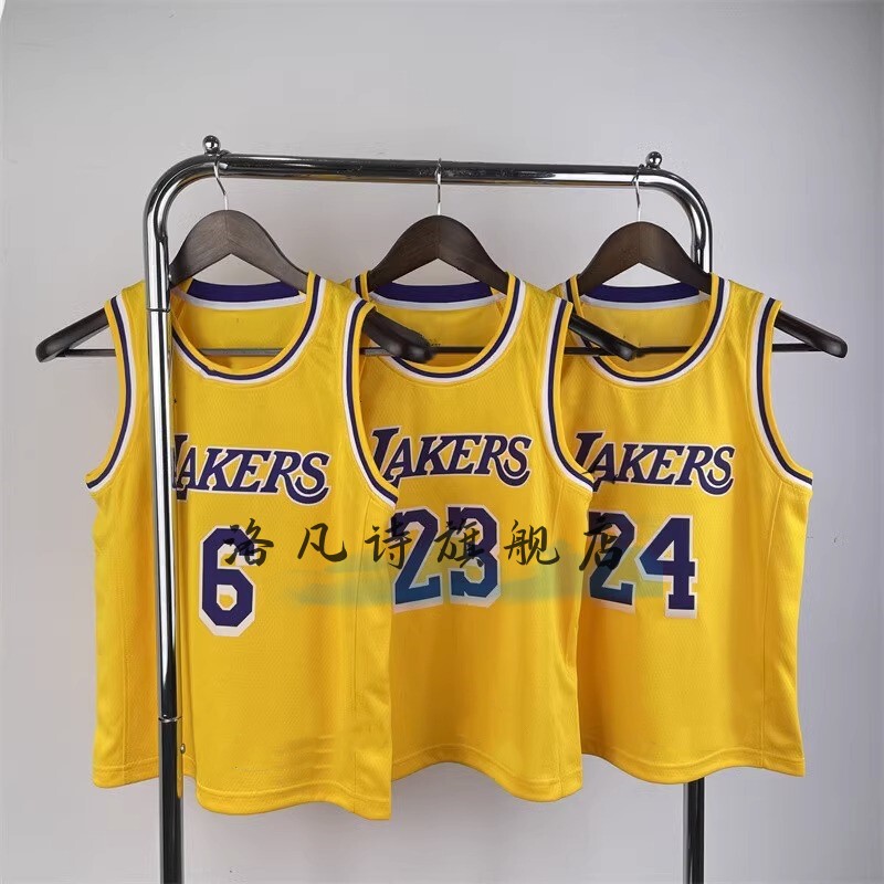 Summer James Children's Basketball Jersey Men's No. 24 Kobe Bryant Jersey Women's Quick-Drying Top Vest Thunder Alexander Summer James Children's Basketball Jersey Men's No. 24 Kobe Bryant Jersey Women's Quick-Drying Top Vest Thunder Alexander