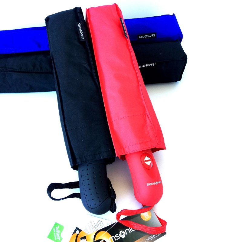 Authentic American Samsonite 12inch Teflon-Coated Windproof Fully Automatic Umbrella 51701