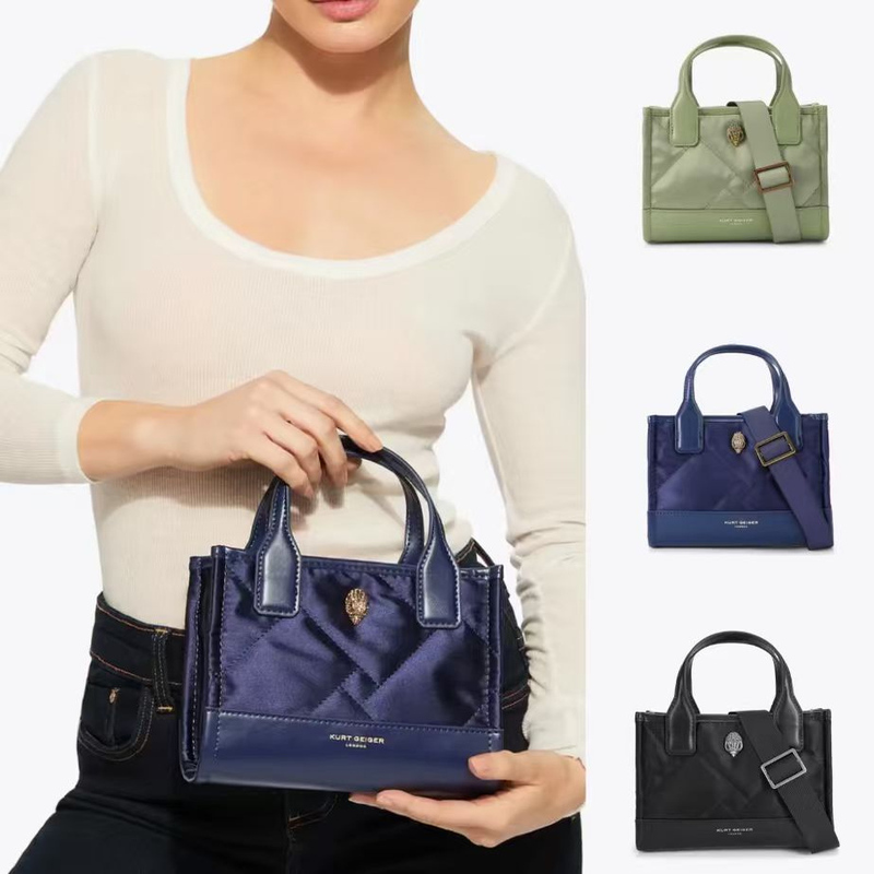 Free Shipping Uk Kurtgeiger Handbag Niche Light Luxury Quilted Trendy Shoulder Bag Crossbody Tote Bag Eagle Head